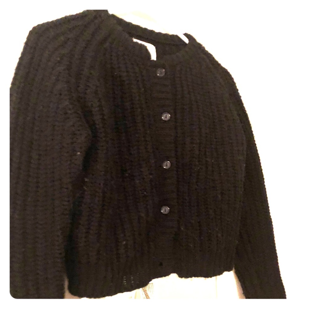 Medium black cropped urban outfitters sweater